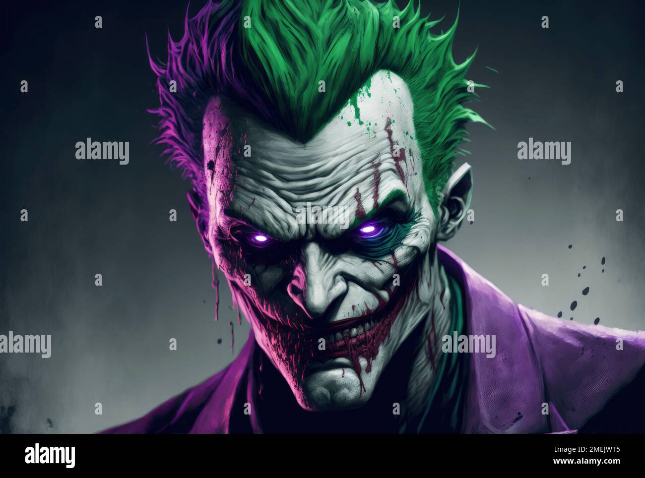 Der Joker Führt "Nichts Gutes" Im Schilde Stockfoto