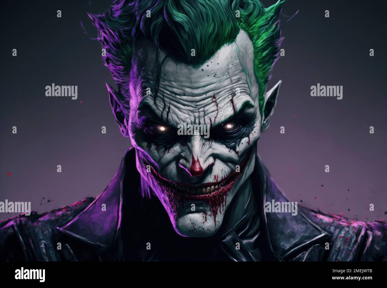 Der Joker, Der Dich Anstarrt Stockfoto