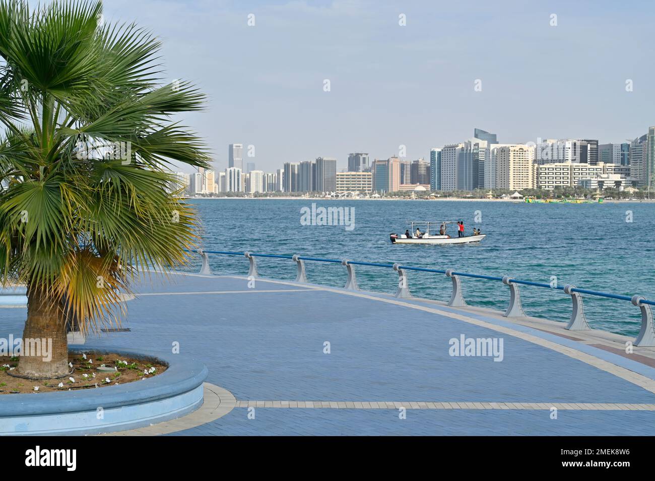 Abu Dhabi Marina, Vereinigte Arabische Emirate Stockfoto