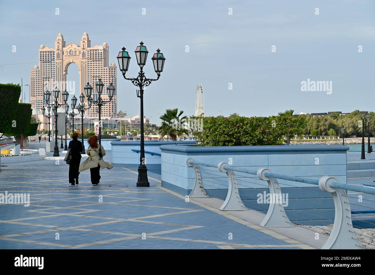 Abu Dhabi Marina, Vereinigte Arabische Emirate Stockfoto
