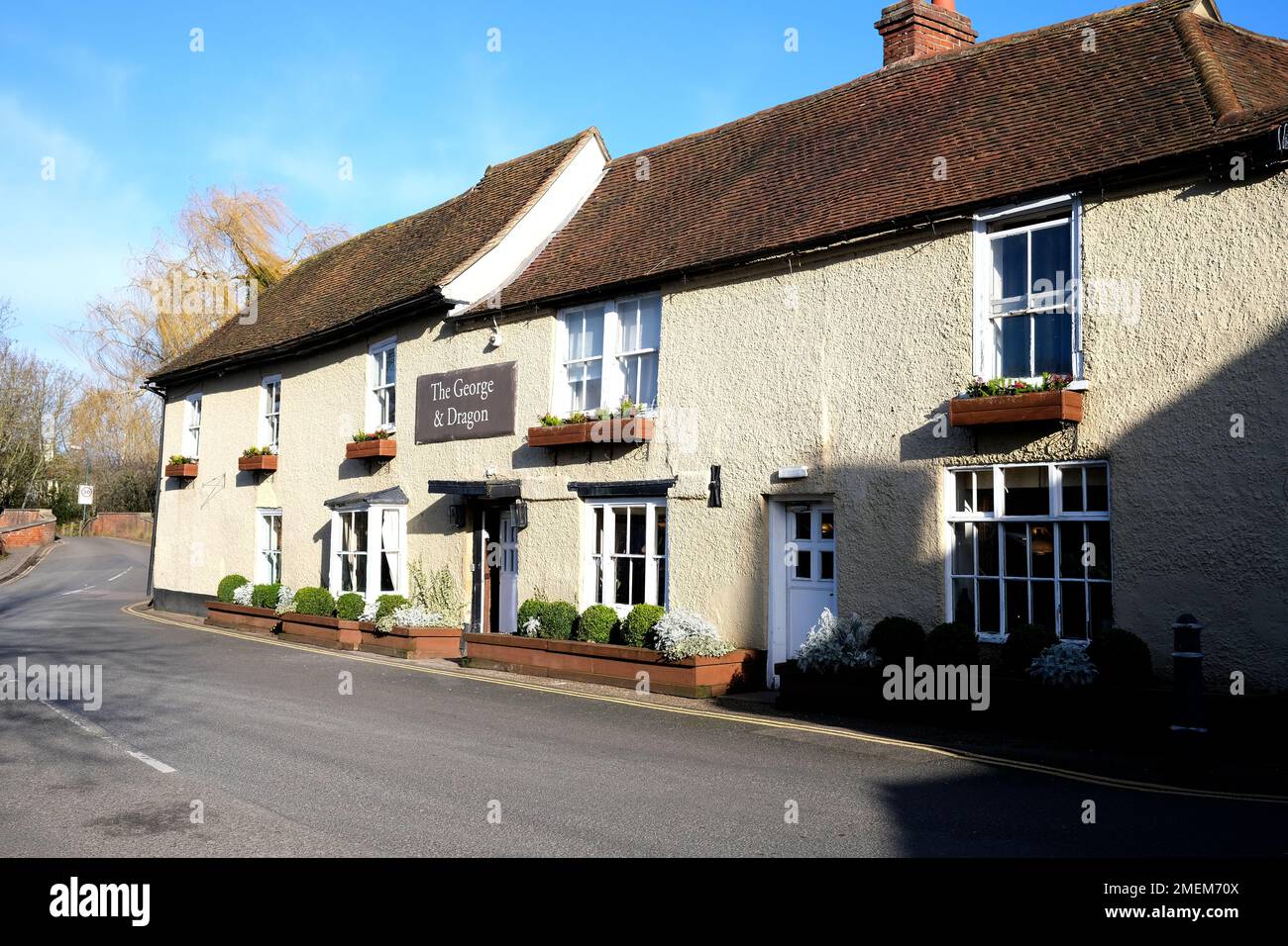 The george & Dragon Tavern in Fordwich Town, canterbury, East kent, uk januar 2023 Stockfoto