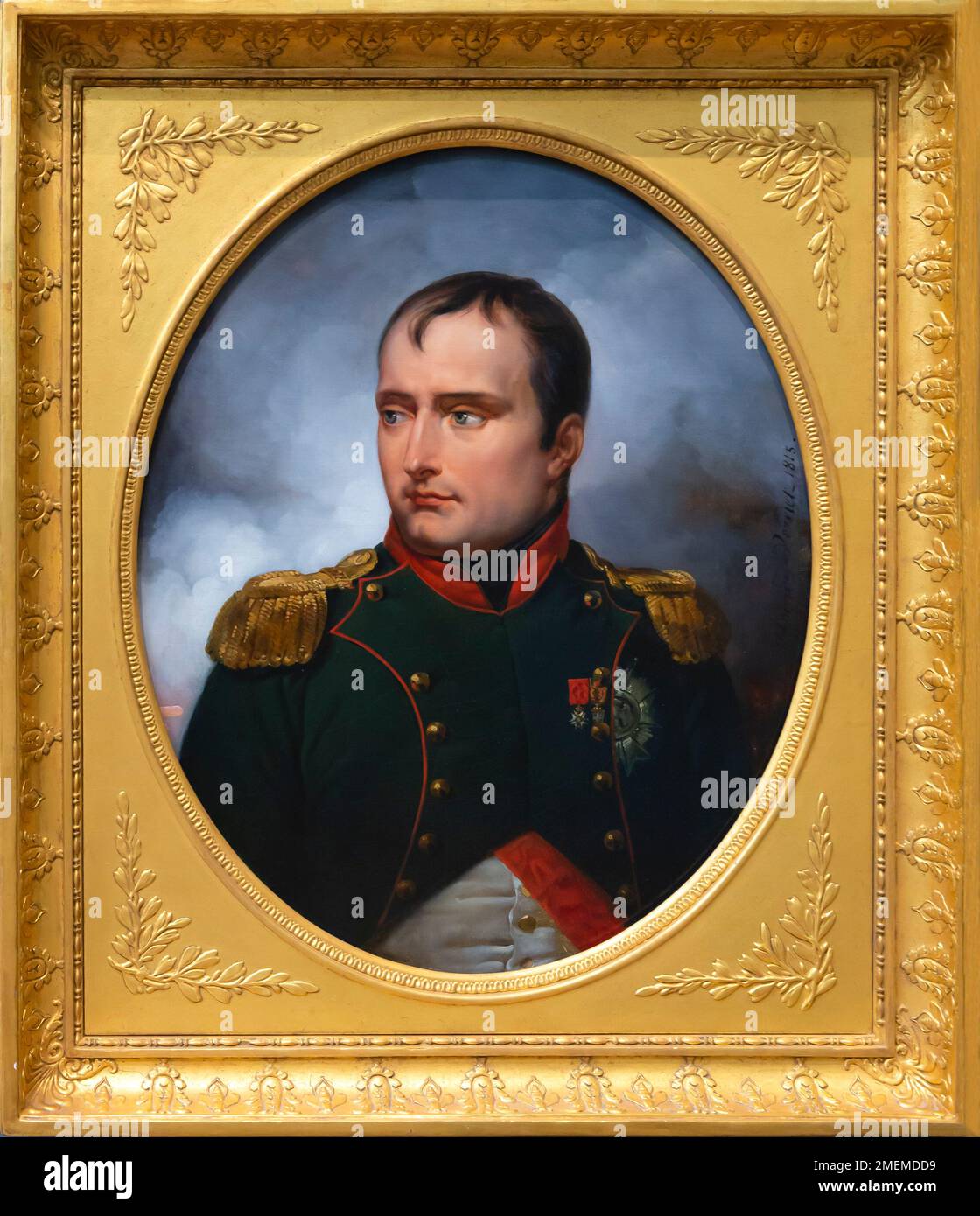 Der Kaiser Napoleon I., Emile-Jean-Horace Vernet, 1815, Stockfoto
