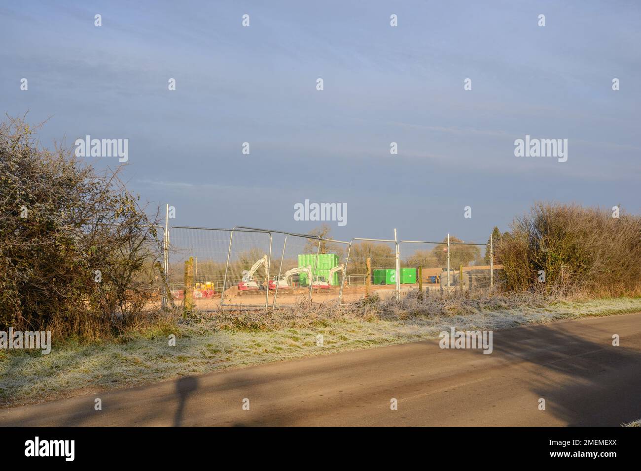 Greenfield Wohnungsbau, Hampshire, Großbritannien Stockfoto