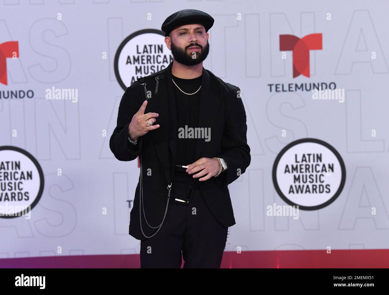 Alex Rose arrives at the Latin American Music Awards at the BB&T Center on  Thursday, April 15, 2021, in Sunrise, Fla. (AP Photo/Taimy Alvarez  Stockfotografie - Alamy
