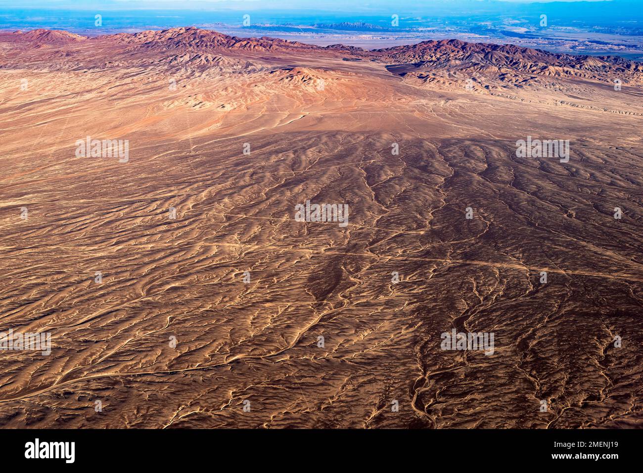 Luftaufnahme der Atacama-Wüste in Chile Stockfoto