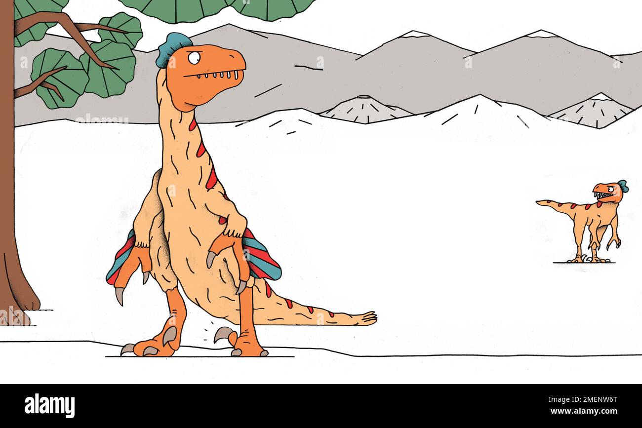 Deinonychus Stockfoto