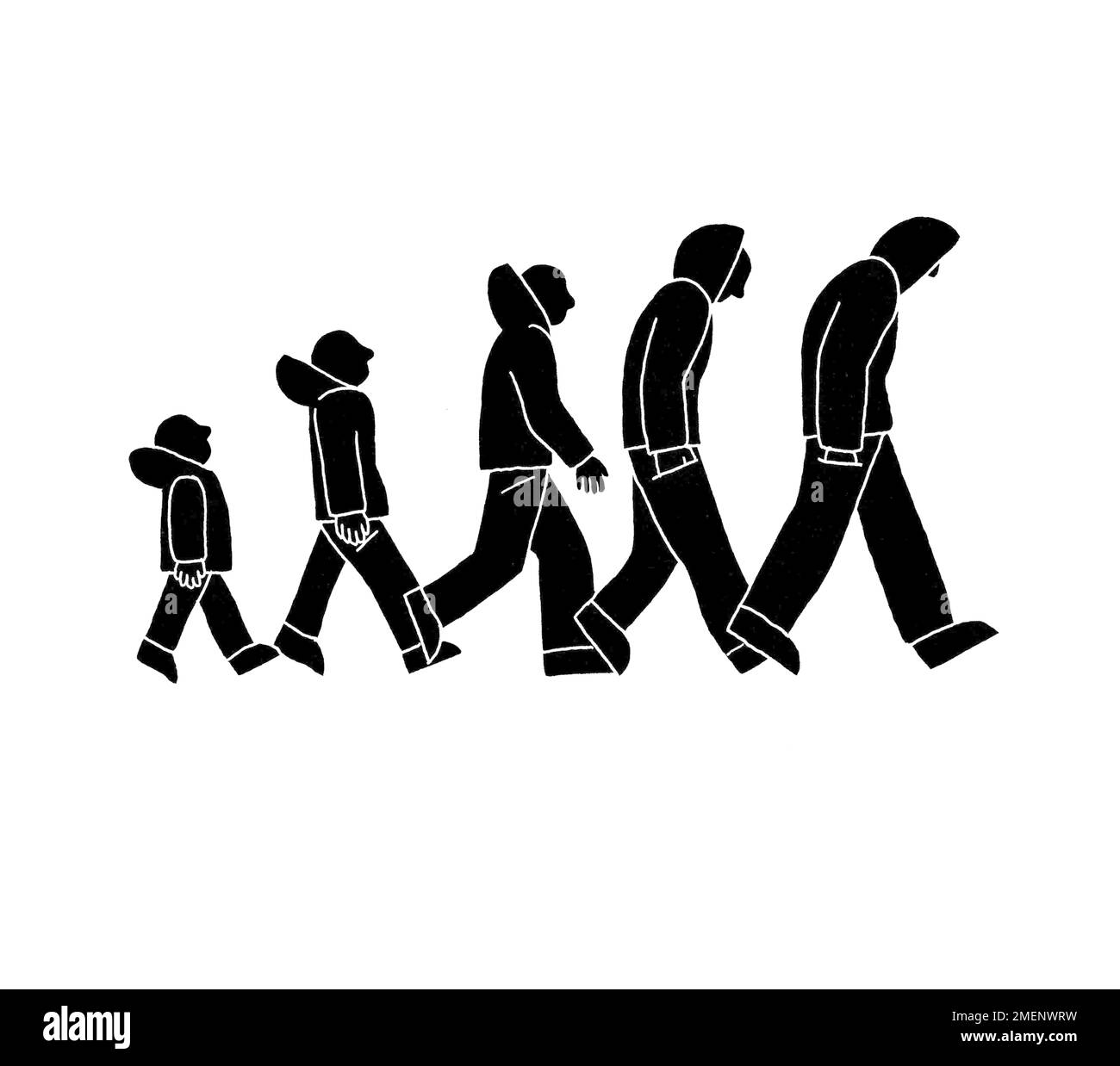 Adoleszenz Stockfoto