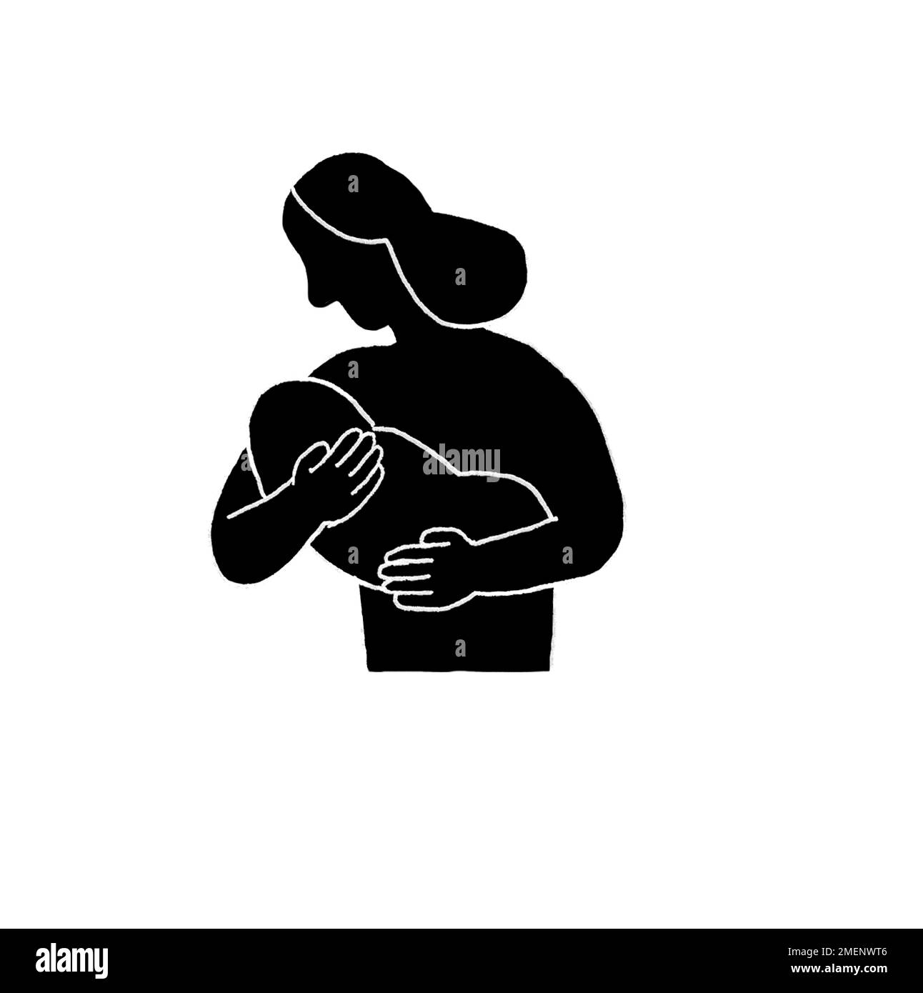 Emotionale Bindung und Bindung Stockfoto