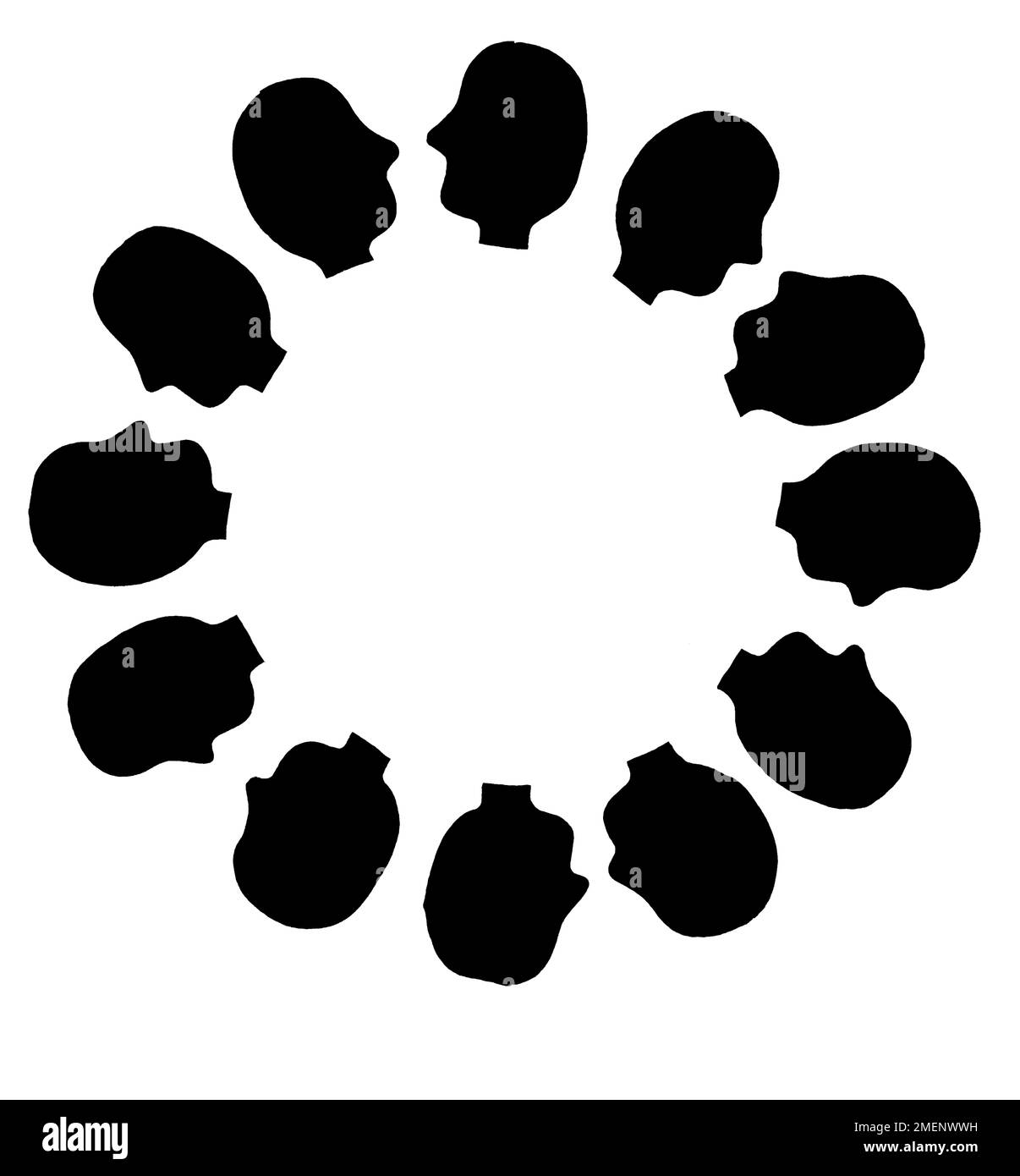 Sozialer Konstruktivismus. Lernen durch Interaktion Stockfoto