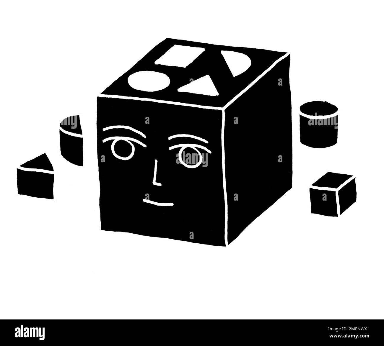 Genetische Epistemologie, "Entwicklungstheorie des Wissens". Bildung Stockfoto