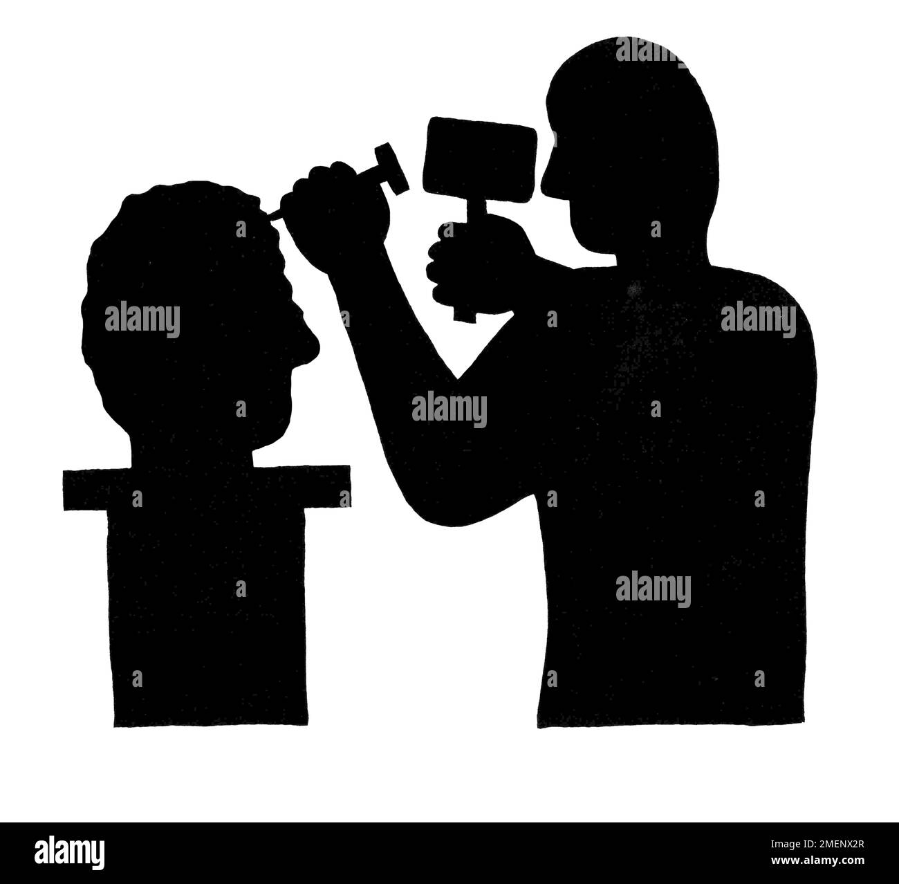 Humanistische Psychoanalyse. Was bedeutet es, ein Mensch zu sein? Stockfoto