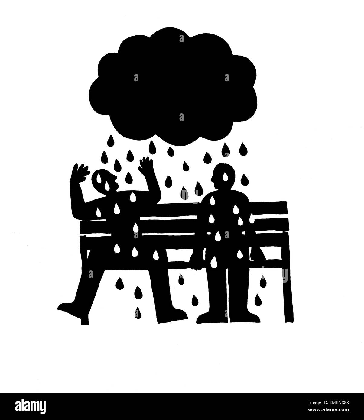 Identifizieren irrationaler Überzeugungen und negativer Denkmuster, die zu emotionalen Problemen oder Verhaltensproblemen führen können Stockfoto