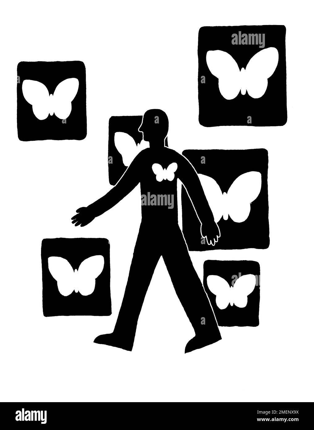 Vertrautheit. „Je mehr man es sieht, desto mehr gefällt es dir“ Stockfoto