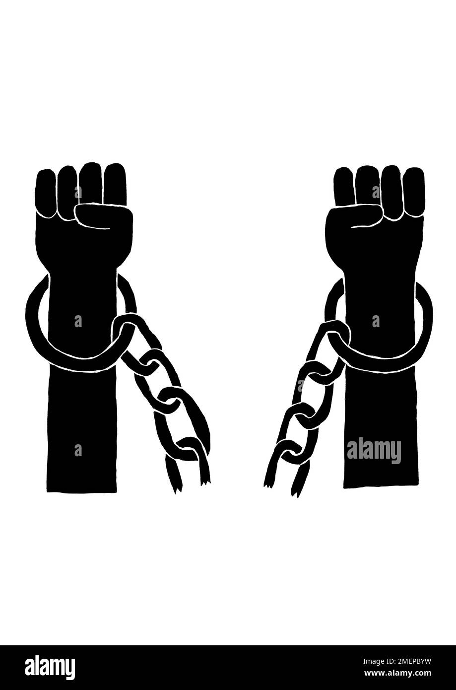 Sklavenhandelsgesetz von 1807 Stockfoto