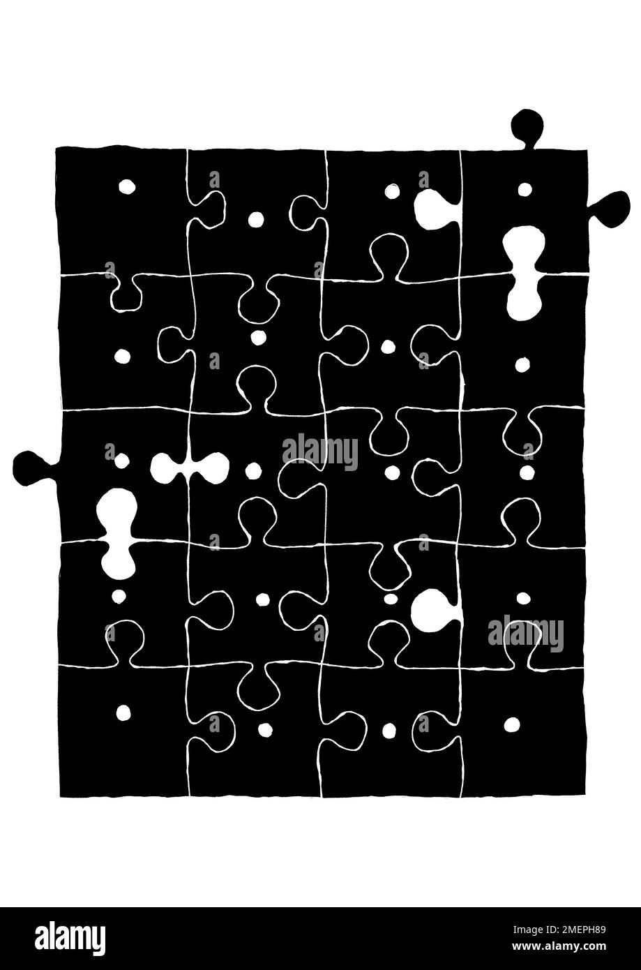 Die vier Elemente Stockfoto