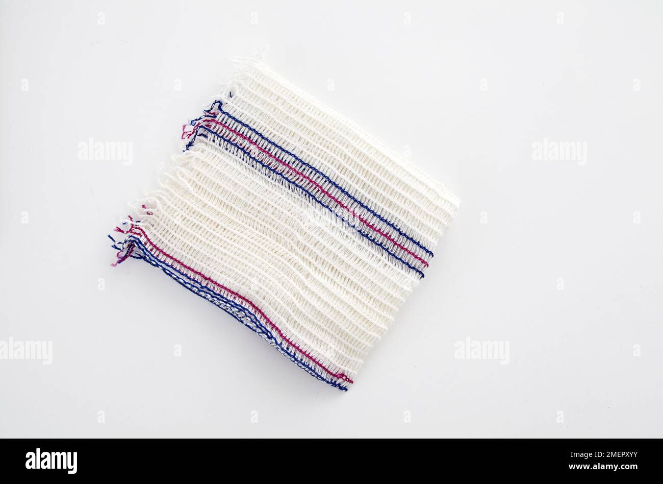 Gefaltetes Küchentuch Stockfoto