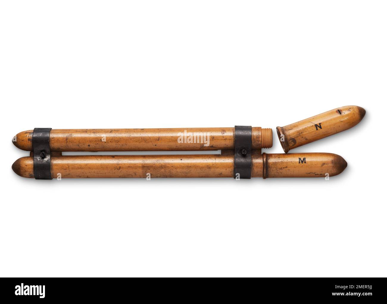 Tag- und Nachtthermometer, Harvey & Reynolds, England Stockfoto