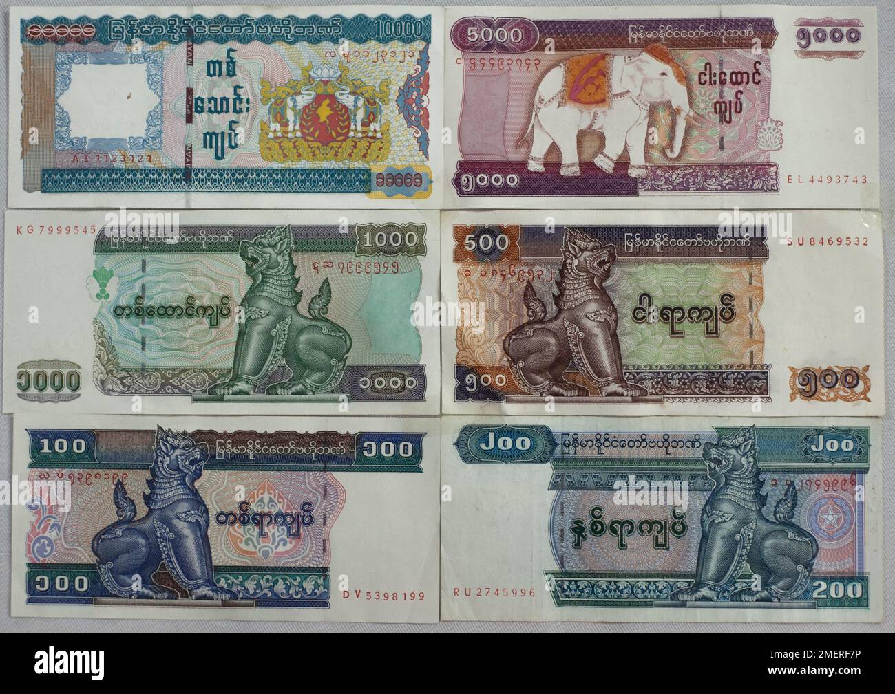 Myanmar, Währung Stockfoto