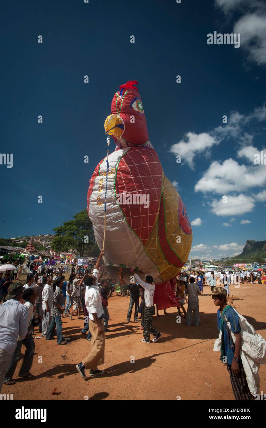 Myanmar, Ost-Myanmar, Taunggyi, Ballonfestival Stockfoto