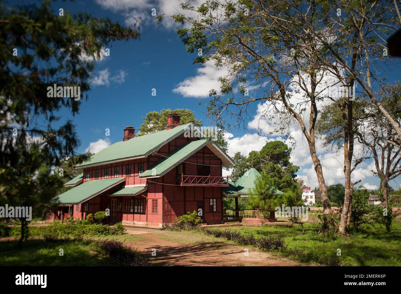 Myanmar, um Mandalay, Pyin U-Lwin, Kolonialhaus Stockfoto