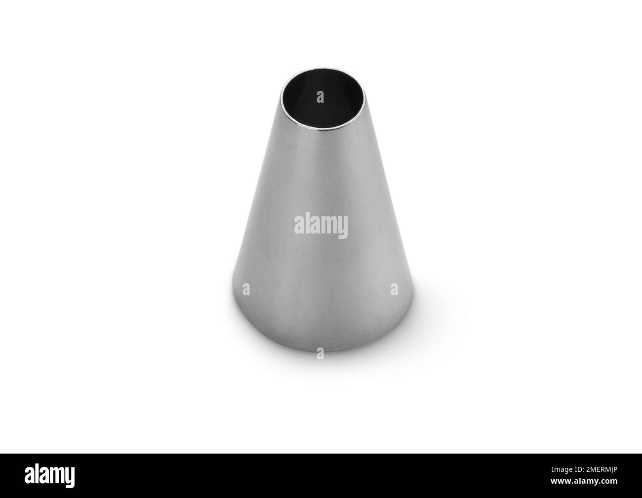 Rohrdüse, runde Spitze Stockfoto