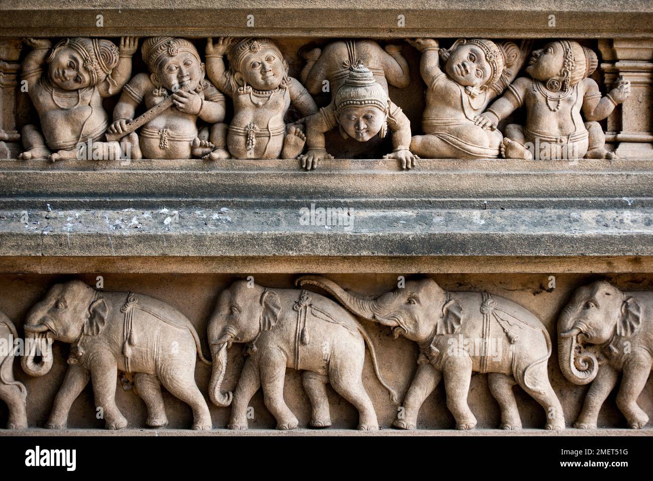 Kelaniya Rajamaha Viharaya, Kiribathgoda, Sri Lanka, Westprovinz Stockfoto