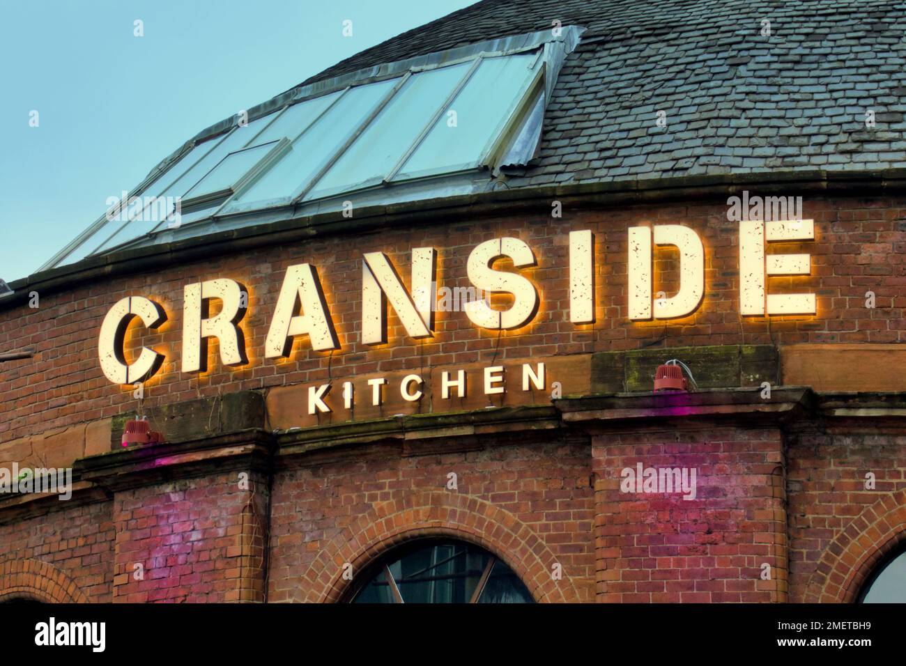 Cranside Kitchen modernes europäisches Restaurant 28 Tunnel St, Glasgow G3 8HL Stockfoto