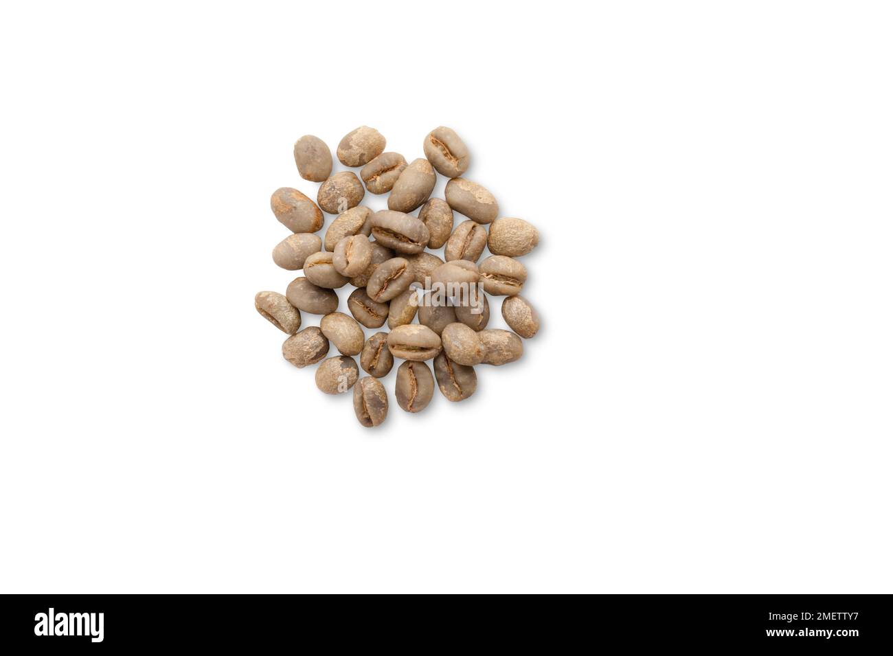 Papa Neuguinea, gewaschene Mundo Novo Peaberry Kaffeebohnen Stockfoto