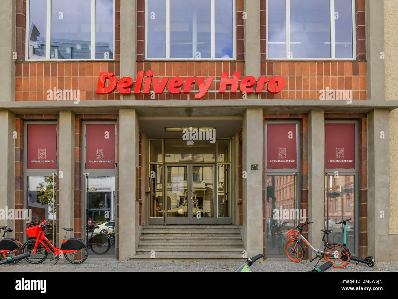 Delivery Hero, Oranienburger Straße, Mitte, Berlin, Deutschland Stockfoto