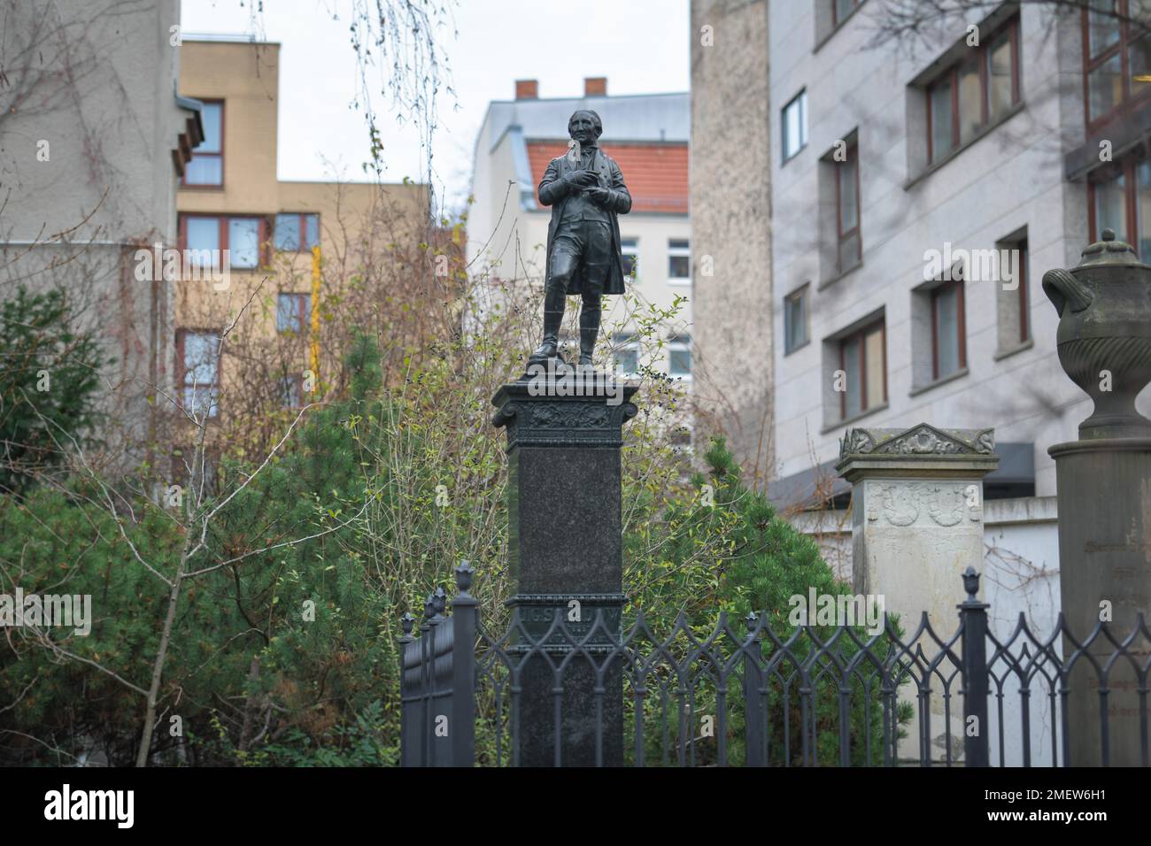 Nehmen Sie Johann Gottfried Schadow, Dorotheenstaedtischer Friedhof, Chausseestraße, Mitte, Berlin, Deutschland Stockfoto