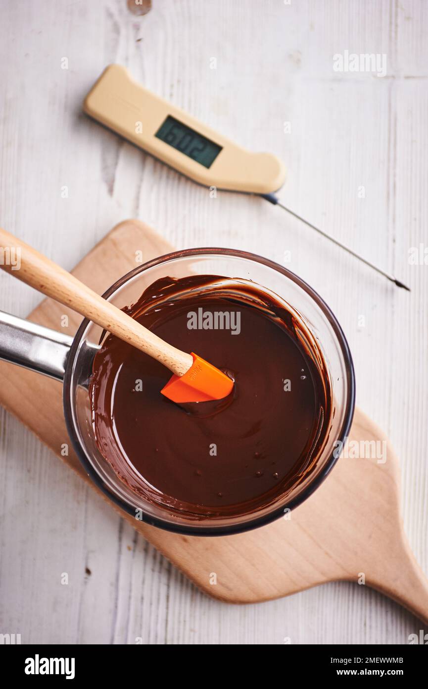 Wälzlager und tauchen Trüffel Stockfoto