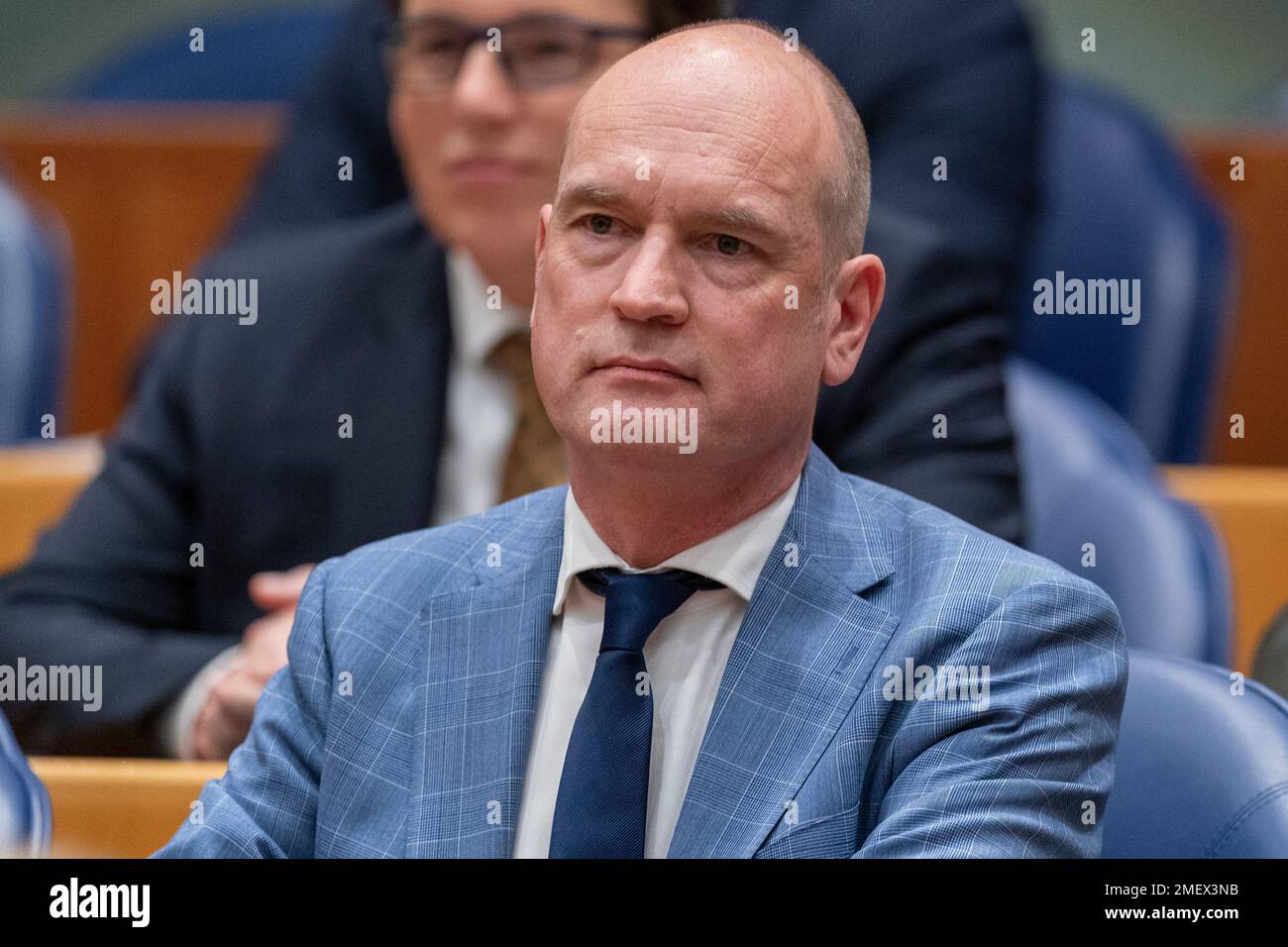 DEN HAAG, NIEDERLANDE - JANUAR 22: Gert-Jan Segers während seines Abschieds im niederländischen Repräsentantenhaus. (Foto: Jeroen MeuwsenOrange Pictures) Stockfoto