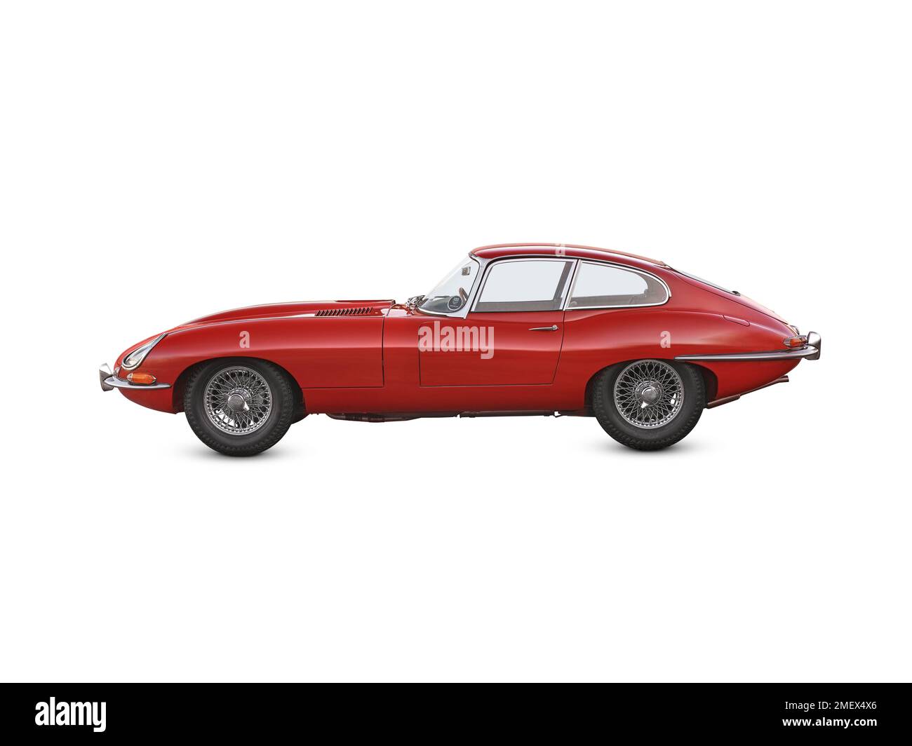 Jaguar E Type Serie 1 Stockfoto