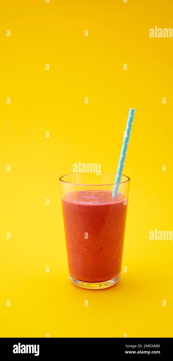 Frucht-Smoothie - PB&J. Stockfoto