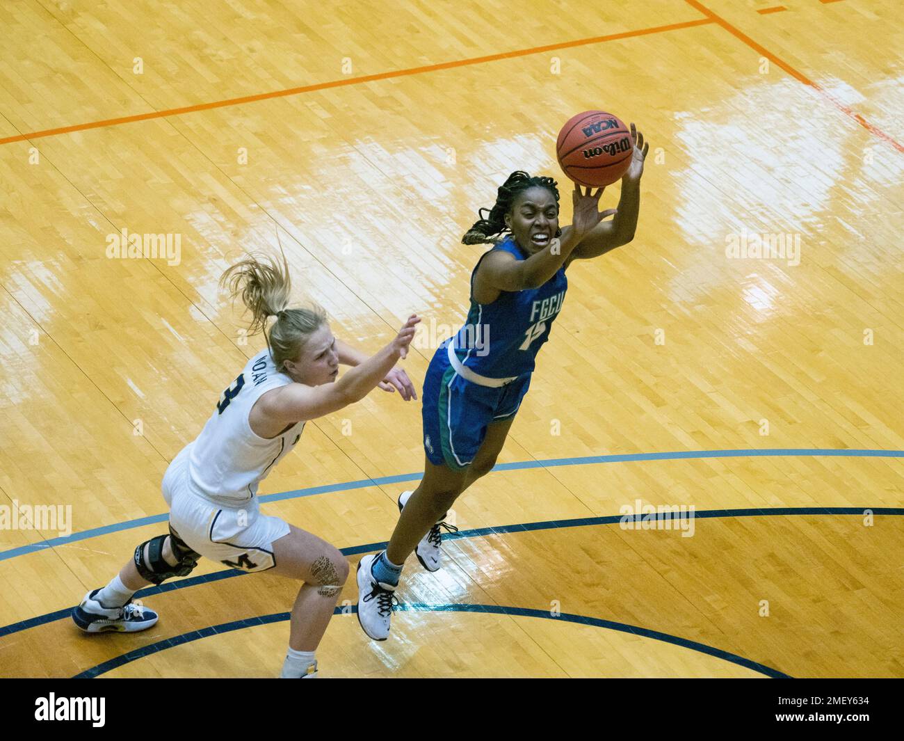 Florida Gulf Coast Guard Tyra Cox Right Puts Up A Shot Against florida-gulf-coast-guard-tyra-cox-right-puts-up-a-shot-against