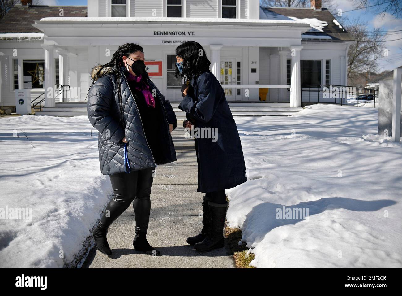 In this Saturday, Feb. 20, 2021, photo, Mia Schultz, president of the