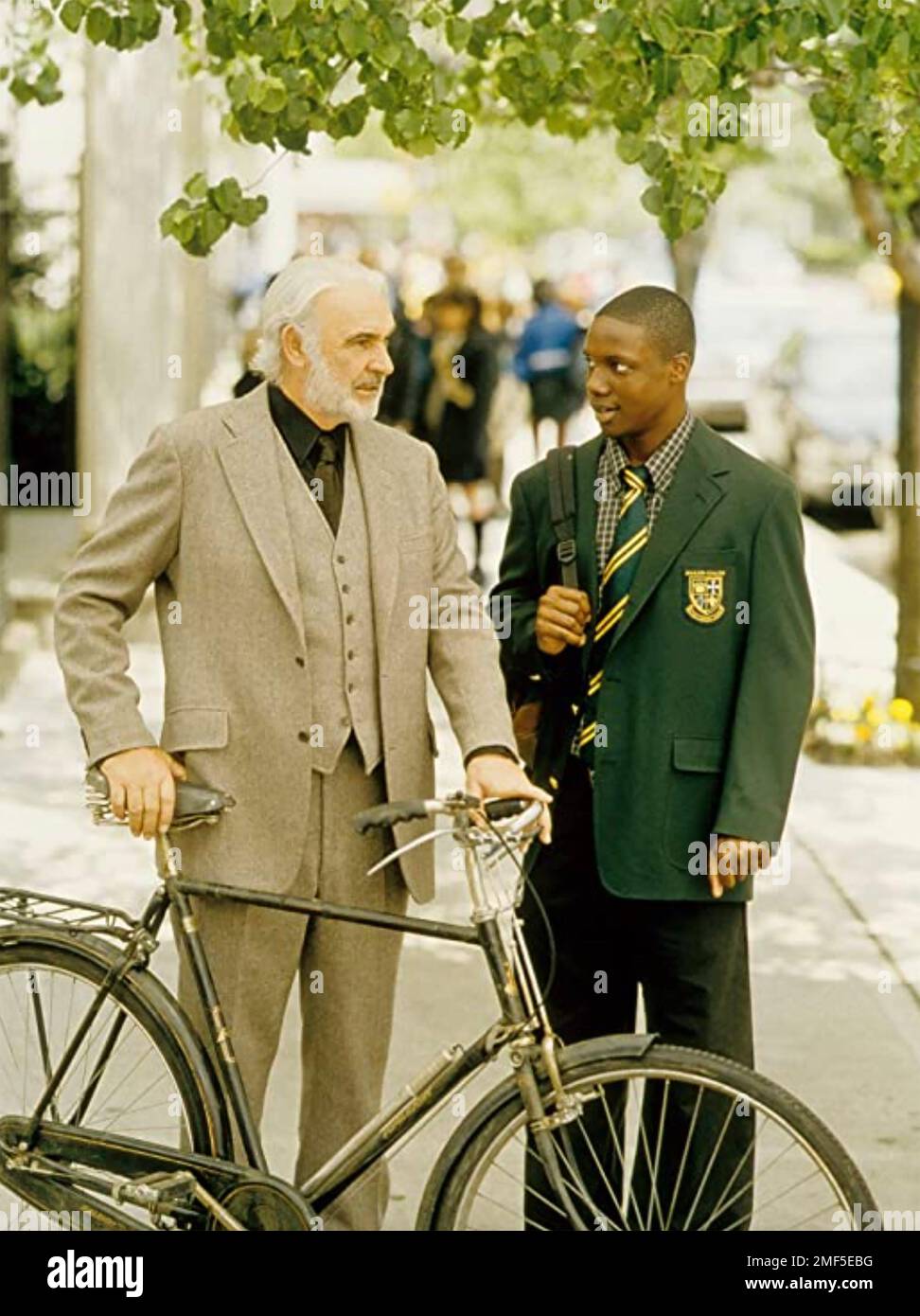 FINDING FORRESTER 2000 Columbia Pictures Film mit Sean Connery auf der linken Seite und Rob Brown Stockfoto