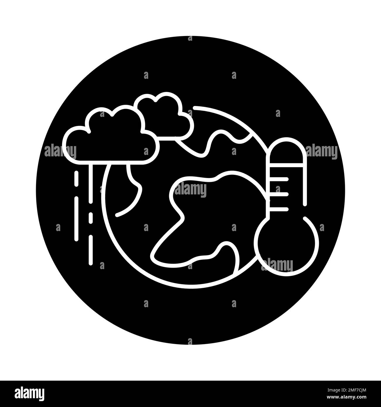 Farbsymbol für Klimaschutzmaßnahmen. Soziale Verantwortung der Unternehmen. Piktogramm für Werbung, Web, mobile App. UI-UX-Designelement. Stock Vektor