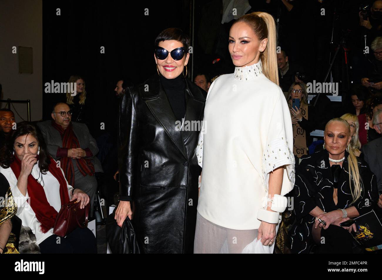 Cristina Cordula und Adriana Karembeu besuchen die Stephane Rolland