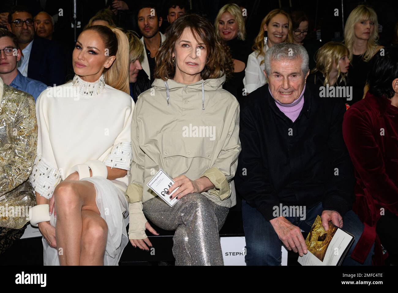 Adriana Karembeu, Valerie Lemercier und Claude Lelouch besuchen die