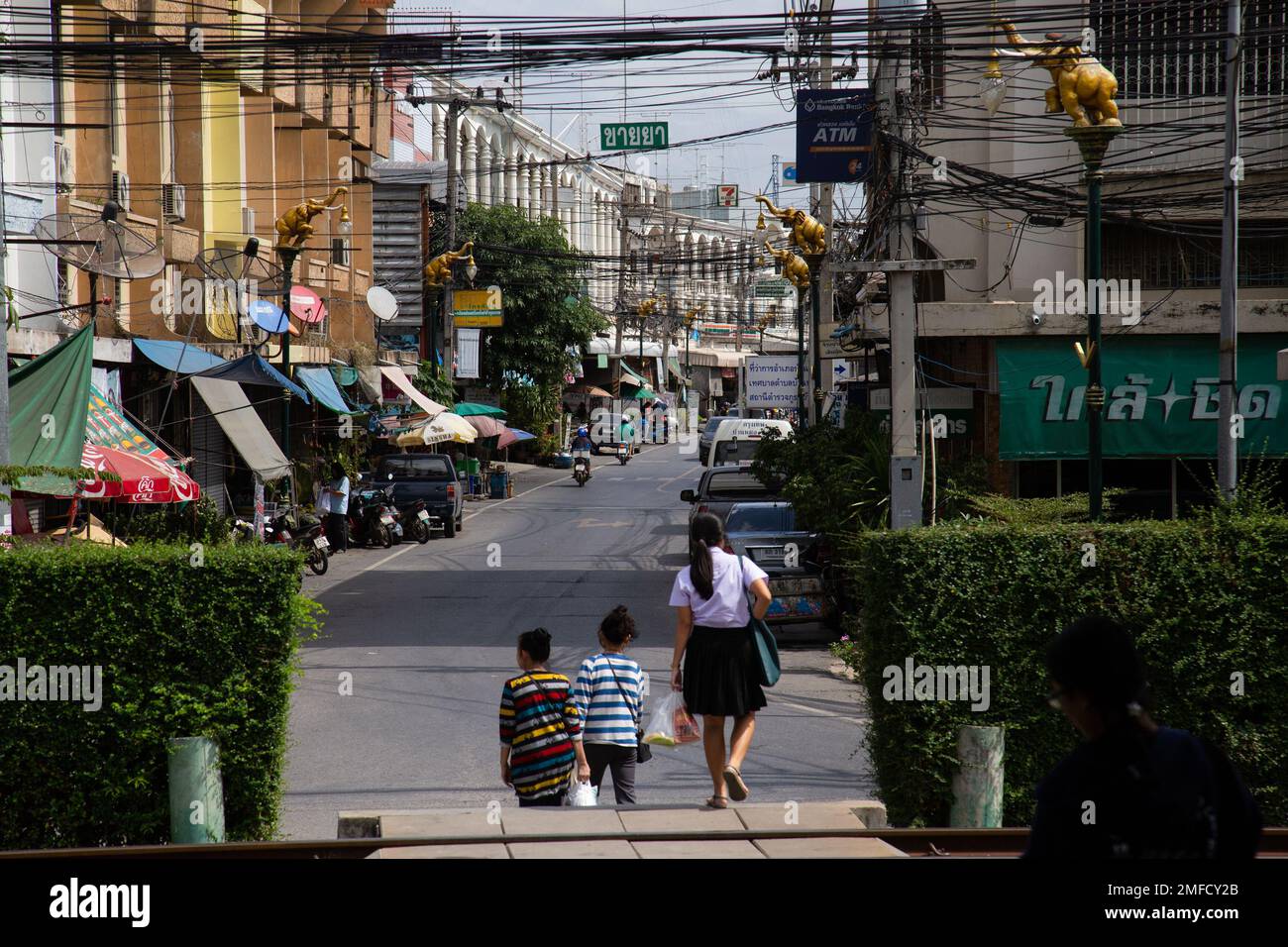 Bangkok Street - Thailand Stockfoto