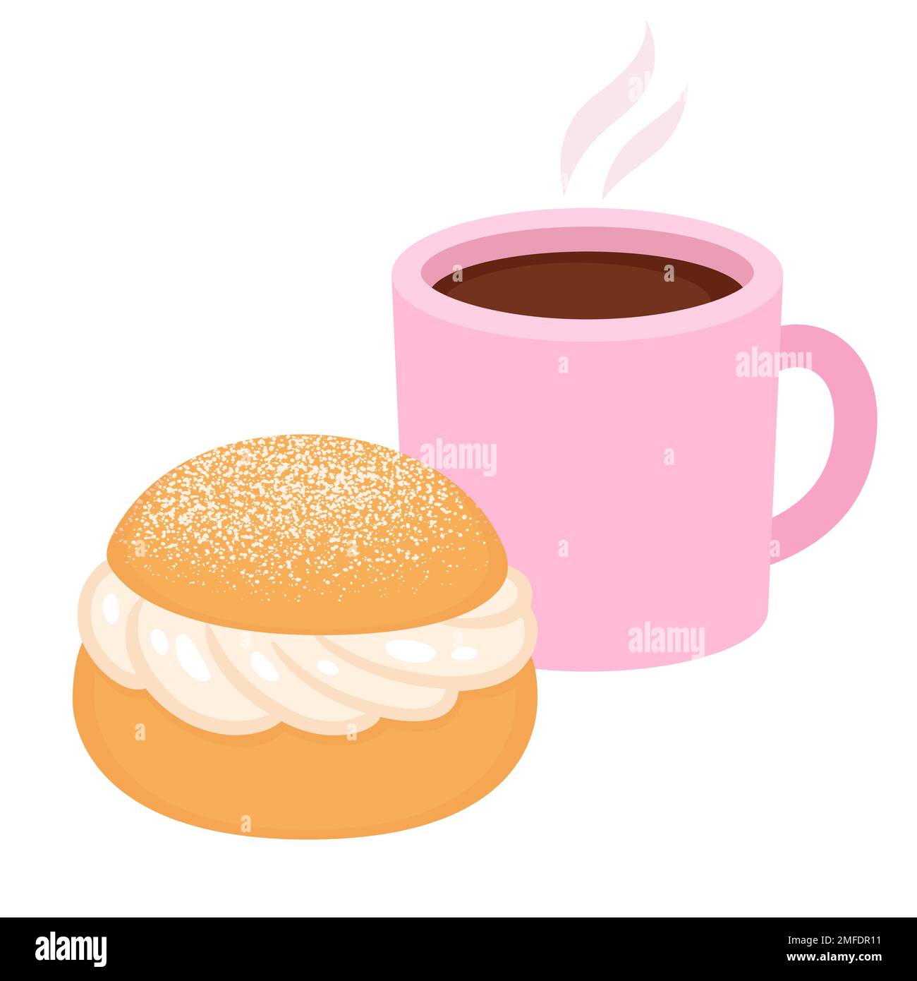 Pastry bun Stock-Vektorgrafiken kaufen - Alamy
