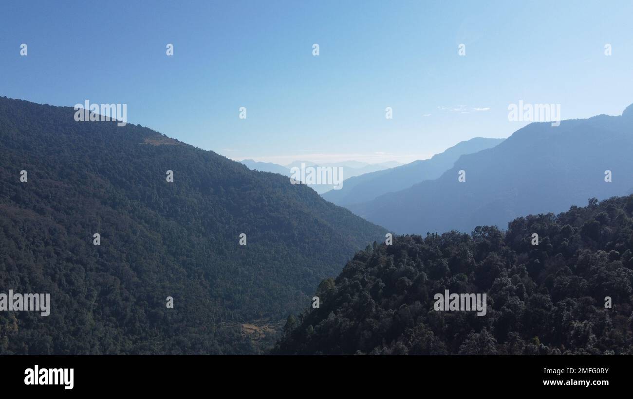 Garhwal (Uttarakhand) Berge in Indien Stockfoto