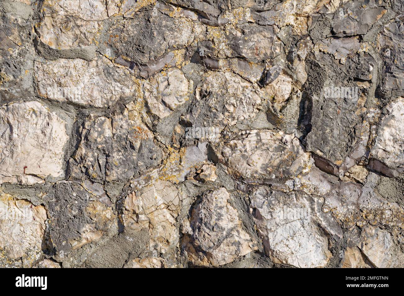 Ein Hintergrund aus Kalkstein Stockfoto