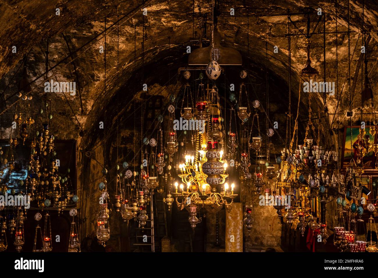 14. Januar 2023, Jerusalem, Israel: Kirche der Jungfrau Maria in Jerusalem Stockfoto