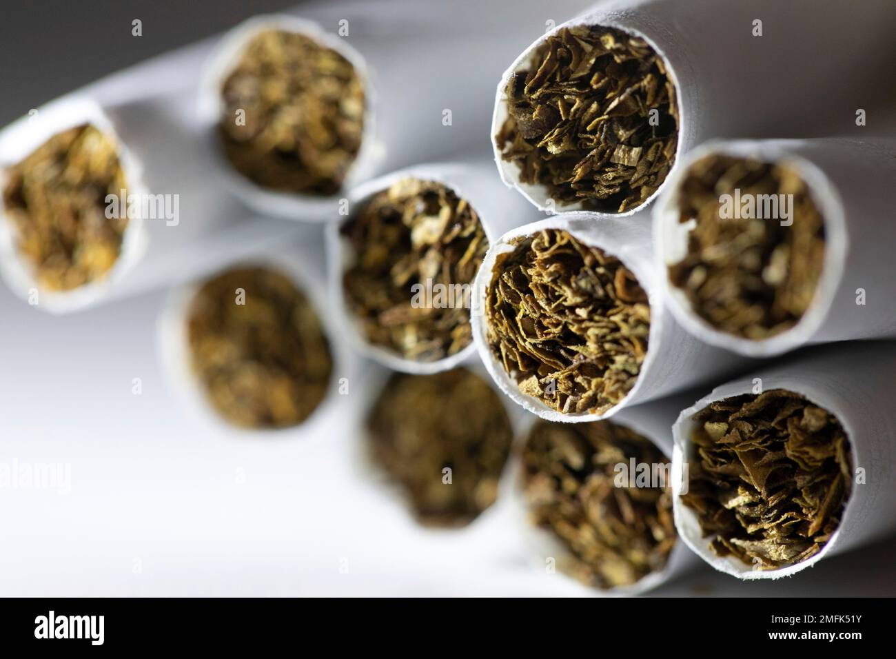 FILE This Dec. 17, 2019 photo shows a group of cigarettes in New York