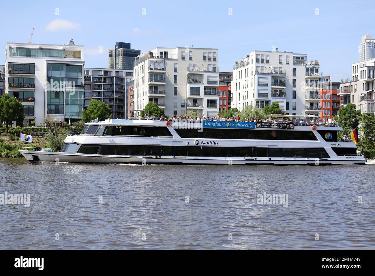 Binnenschifffahrt in deutschland Stockfoto