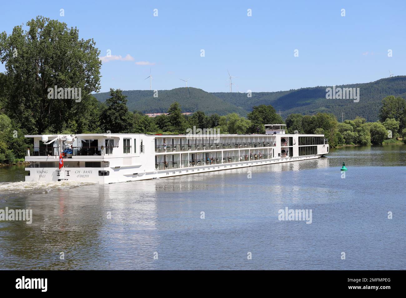 Binnenschifffahrt in deutschland Stockfoto