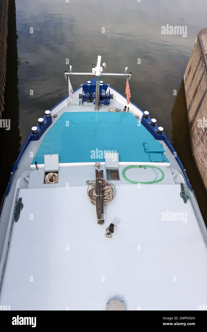 Binnenschifffahrt in deutschland Stockfoto