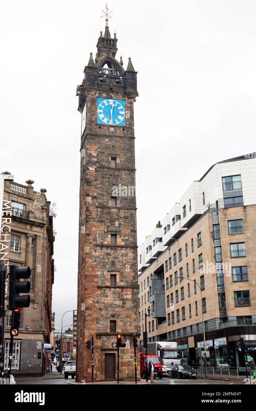 Mautstelle bei toll Cross Glasgow, Schottland Stockfoto